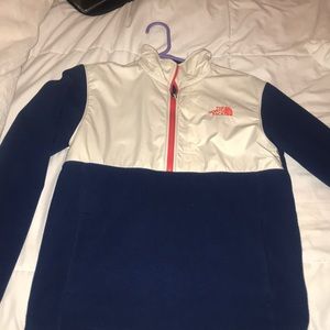 North face quarter zip sweater
